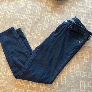 Banana Republic dark blue skinny jeans